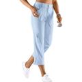 Stretch-Hose CASUAL LOOKS Gr. 48, Normalgrößen, blau (hellblau) Damen Hosen Stretch-Hosen