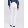 Bootcut-Jeans ARIZONA "Comfort-Fit" Gr. 40, N-Gr, weiß (white) Damen Jeans Bootcut Bestseller