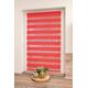 Doppelrollo K-HOME "Maringa Klemmfix" Rollos Gr. 150 cm, 105 cm, rot Doppelrollos Rollo