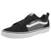 Sneaker VANS "Filmore", Gr. 42,5, schwarz (schwarz, grau), Leder, sportlich, Schuhe Sneaker low Skaterschuh, angelehnt an das Design vom Sk8 Low