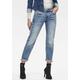 Boyfriend-Jeans G-STAR RAW "Kate Boyfriend" Gr. 28, Länge 30, blau (light indigo aged blue)) Damen Jeans Ankle 7/8