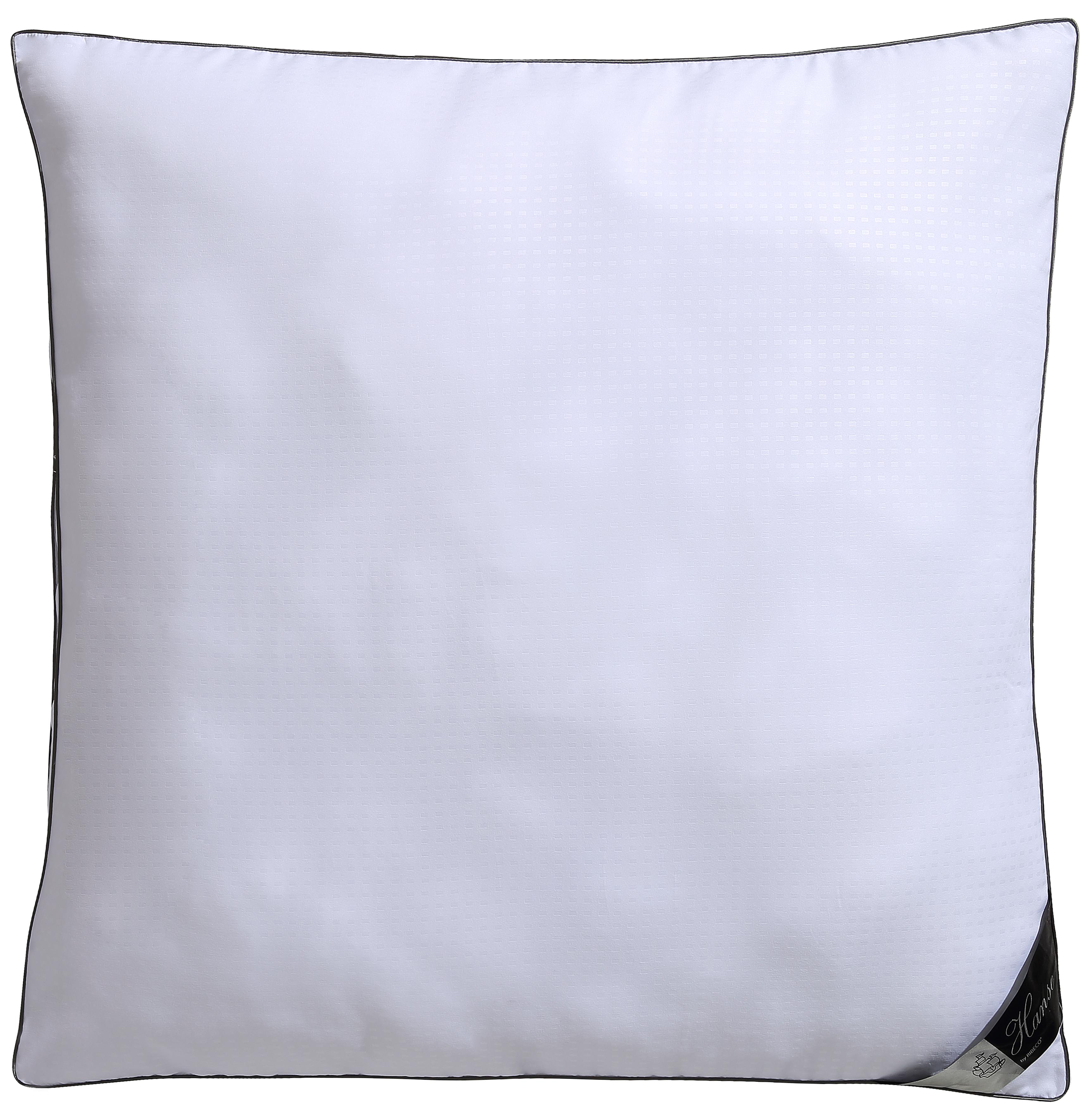 Kunstfaserkopfkissen HANSE BY RIBECO "Max", weiß, B:80cm L:80cm, Füllung: 100% Polyester, Kopfkissen Image