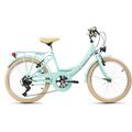 Jugendfahrrad KS CYCLING "Balloon" Gr. 34, grün (grün, grün), Fahrräder, Kinder, 34cm, 20 Zoll (50,80cm) hinten: 20 Zoll (50,80cm), für Damen, Kettenschaltung