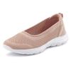 Sneaker Ballerinas LASCANA, Damen, Gr. 41, rosa (rosé), Obermaterial: 100% Textilmaterial. Futter: 100% Textilmaterial. Decksohle: 100% Textilmaterial. Laufsohle: 100% Synthetik, unifarben, sportlich, Schuhe Ballerina, ultraleichter Slipper,...