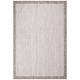 Teppich CARPET CITY "Outdoor" Teppiche Gr. B/L: 140 cm x 200 cm, 5 mm, 1 St., beige Esszimmerteppiche UV-beständig, Flachgewebe, auch in quadratischer Form erhältlich