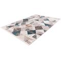 Teppich CALO-DELUXE "Miran 125" Teppiche Gr. B/L: 200 cm x 300 cm, 12 mm, 1 St., blau (blau, grau) Esszimmerteppiche