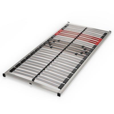 Lattenrost SCHLARAFFIA "Classic 28 NV", grau, B:100cm H:4cm L:200cm, Lattenroste, sehr flache Bauweise - geeignet für besonders flache Designbetten Image