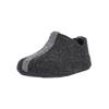 Hausschuh MOLS "Shima Kids", Gr. 28, grau (dunkelgrau, meliert), Kunstfaser, casual, Schuhe, aus wärmendem Material