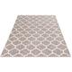 Teppich CARPET CITY "Outdoor" Teppiche Gr. B/L: 240 cm x 340 cm, 5 mm, 1 St., beige Orientalische Muster UV-beständig, Flachgewebe, auch in quadratischer Form erhältlich