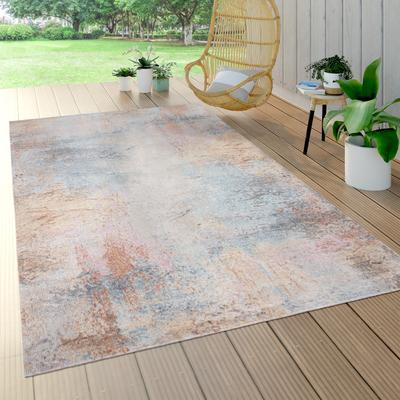 Teppich PACO HOME "Torres 273", bunt (mehrfarbig), B:160cm H:8mm L:230cm, Polypropylen, Teppiche, modernes abstraktes Design, In- und Outdoor geeignet, Wohnzimmer Image