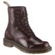 Schnürboots DR. MARTENS "1460 Vegan" Gr. 36, rot (dunkelrot) Damen Schuhe Schnürstiefeletten