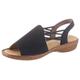 Sandale RIEKER Gr. 37, blau (nachtblau) Damen Schuhe Damenschuh Riemchensandale Sandale Sommerschuh Sportliche Sandalen