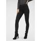 Skinny-fit-Jeans LEVI'S "721 High rise skinny" Gr. 26, Länge 30, schwarz (black) Damen Jeans Röhrenjeans mit hohem Bund