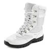 Winterstiefel LASCANA, Damen, Gr. 36, weiß, Obermaterial: 65% Nylon, 35% Lederimitat. Futter: 100% Polyester. Decksohle: 100% Polyester. Laufsohle: 100% Synthetik, unifarben, casual, Schuhe, Snow Boots, Outdoor Stiefelette, wind & wasserabweisend,...