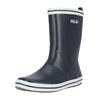 Gummistiefel MOLS "Markets", Gr. 46, blau (dunkelblau, weiß), Gummi, casual, Schuhe, mit praktischer Lasche