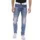Regular-fit-Jeans CIPO & BAXX Gr. 30, Länge 34, blau (blue) Herren Jeans Regular Fit