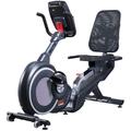 Liege-Ergometer U.N.O. FITNESS "RC 70" Fahrradtrainer silberfarben (schwarz, silberfarben) Ergometer