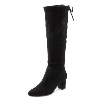 Schlupfstiefel LASCANA, Damen, Gr. 35, schwarz, Obermaterial: 100% Textilmaterial. Futter: 100% Textilmaterial. Decksohl