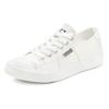 Sneaker ELBSAND "Schnürschuh", Damen, Gr. 36, weiß, Obermaterial: 100% Textilmaterial. Futter: 100% Textilmaterial. Decksohle: 100% Textilmaterial. Laufsohle: 100% Synthetik, used, unifarben, casual, Schuhe Canvassneaker Sneaker low Skaterschuh,...