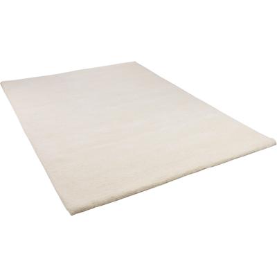 Wollteppich THEKO "Maloronga Uni", beige (natur weiß), B:120cm H:24mm L:180cm, Wolle, Teppiche, echter Berber Teppich, reine Wolle, handgeknüpft Image