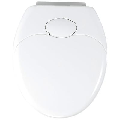 Kinder-WC-Sitz WENKO "Family", weiß, B:35,5cm L:38cm, Thermoplast, WC-Sitze, Mit Absenkautomatik