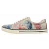 Sneaker DOGO "Sneaker A Pair Of Doves Damen Sneaker / Female", Damen, Gr. 36, Normalschaft, bunt (natur), Lederimitat, Schuhe Schnürschuh Skaterschuh Sneaker low, Vegan