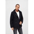 Wintermantel BRANDIT "Herren Pea Coat" Gr. XXL, schwarz (black) Herren Mäntel Wintermäntel