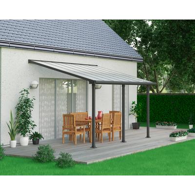 Terrassendach PALRAM - CANOPIA "Olympia 3x4.2", grau, B:425cm T:295cm, Aluminium, Polycarbonat (PC), Terrassenüberdachungen, BxT: 425x295 cm, Topseller Image