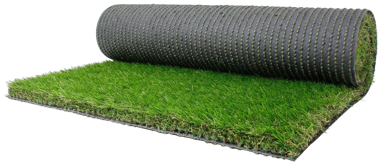 Kunstrasen "FORESTLAND, Made in Spain", grün, B:200cm H:37mm L:200cm, Polyethylen (PE), Polypropylen, PRIMAFLOR-IDEEN IN TEXTIL, Teppiche, natürliche Optik, mit Drainagefunktion, ideal für Balkon & Terrasse Image
