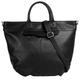 Henkeltasche SAMANTHA LOOK Gr. B/H/T: 43 cm x 29 cm x 11 cm onesize, schwarz Damen Taschen Handtaschen echt Leder, Made in Italy