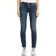 Slim-fit-Jeans TOM TAILOR "Alexa Slim" Gr. 32, Länge 32, blau (random bleached) Damen Jeans Röhrenjeans Bestseller