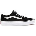 Sneaker VANS "Filmore Decon" Gr. 41, schwarz-weiß (schwarz, weiß) Schuhe Skaterschuh Canvassneaker Sneaker low Stoffschuhe