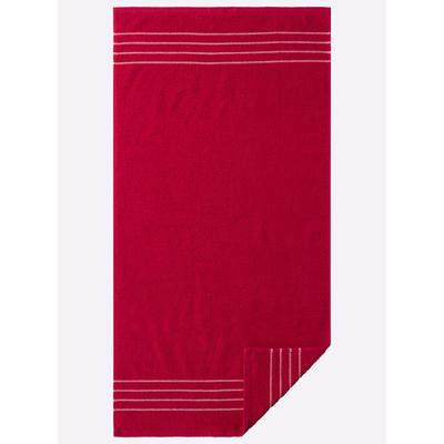 Handtuch WÄSCHEPUR Gr. 2, rot, B:70cm L:140cm, 100% Baumwolle, Handtücher (Packung) Image