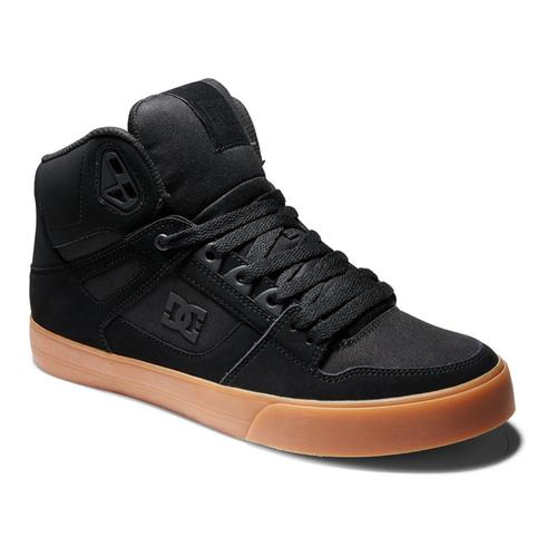 „Sneaker DC SHOES „“Pure High-Top““ Gr. 8(40,5), schwarz (schwarz, natur) Schuhe Sneaker“
