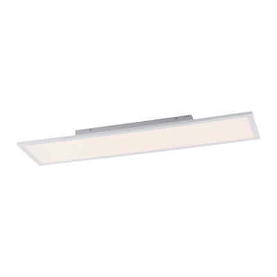 JUST LIGHT Deckenleuchte "FLEET", weiß, B:25cm H:6,6cm L:100cm, Lampen, LED, Bewegungsmelder, LED Panels