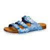 Pantolette LICO "Pantolette Bioline Lady Power", Gr. 37, blau, Synthetik, Schuhe, Topseller