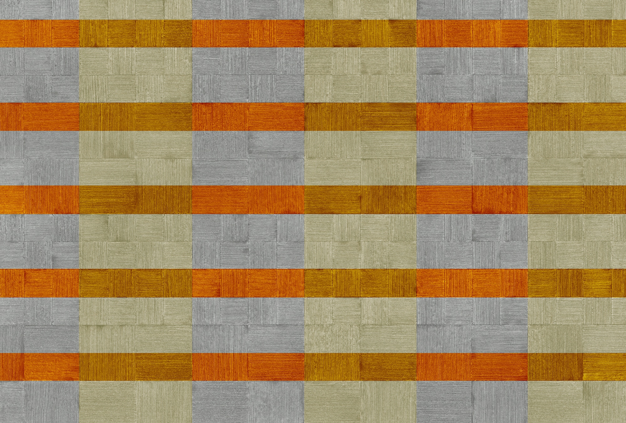 Fototapete ARCHITECTS PAPER "Atelier 47 Plaster Art 3", orange (grau, braun, orange), B:4m L:2,7m, Vlies, Tapeten, Vlies, Wand, Schräge, Decke