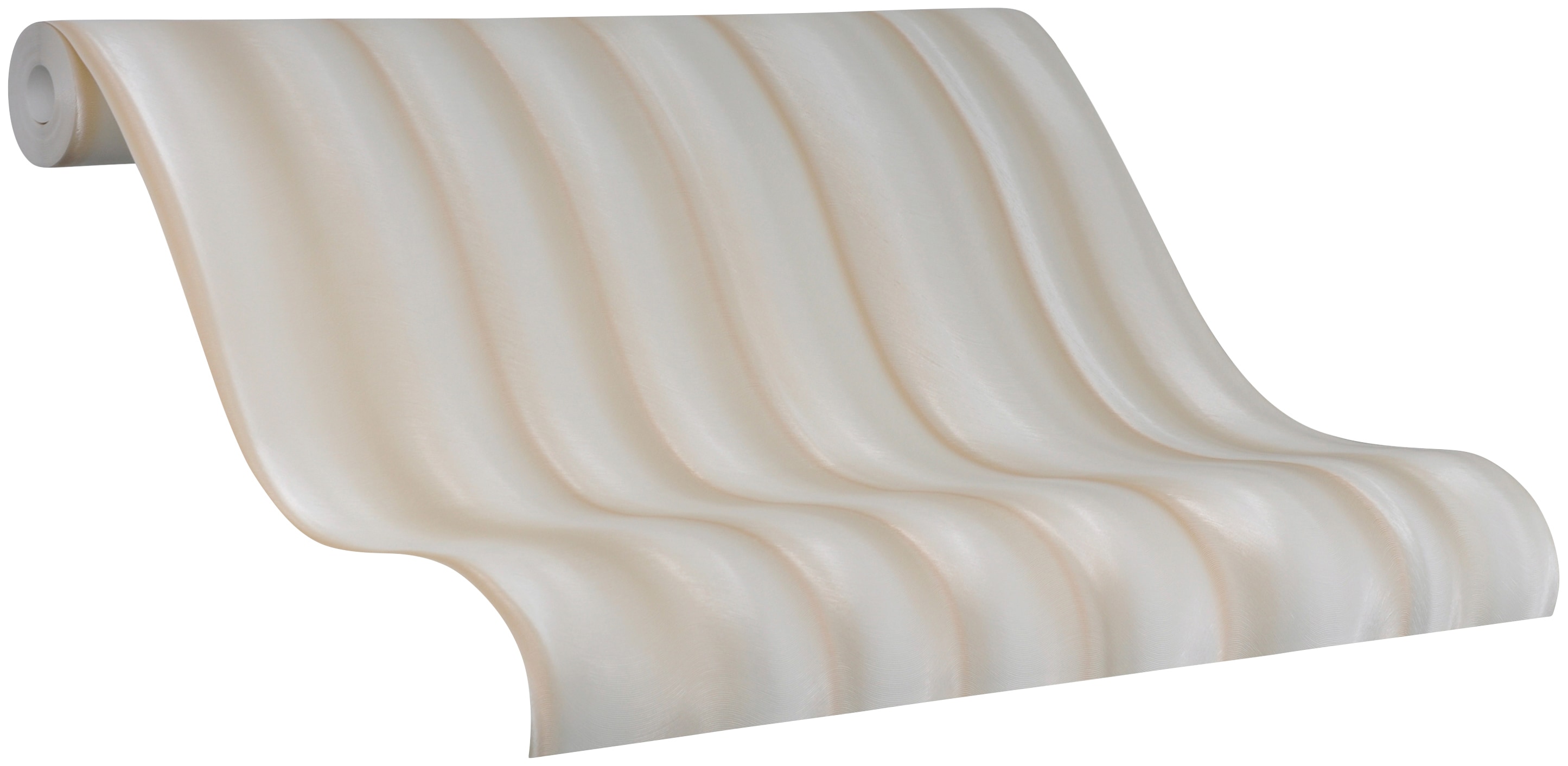 Vliestapete GLÖÖCKLER, beige (dunkelbeige), B:0,7m L:10,05m, Vlies, Tapeten, moderne Tapete für Wohnzimmer Schlafzimmer Küche