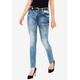 Slim-fit-Jeans CIPO & BAXX Gr. 29, Länge 32, blau Damen Jeans Röhrenjeans