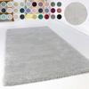 Hochflor-Teppich ESPRIT "Relaxx ESP-4150" Gr. 4, grau (hellgrau), B:160cm H:25mm L:230cm, Kunstfaser, Teppiche, Wohnzimmer, sehr große Farbauswahl, weicher dichter Hochflor