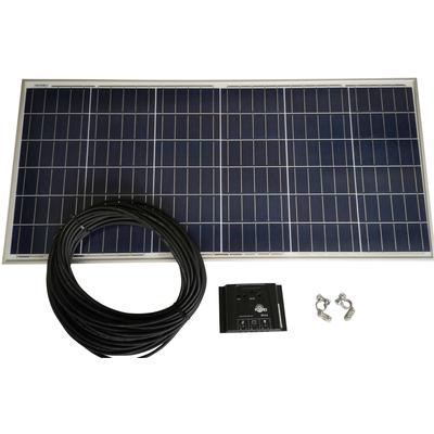 Solarmodul SUNSET "PV Solar SUNKIT Spar-Set", silber (silberfarben), Solarmodule, für Gartenhaus/Carport