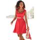 Sommerkleid BEACHTIME Gr. 42, N-Gr, rot Damen Kleider Strandkleider