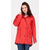 Regenmantel DEPROC ACTIVE "Friesennerz ankergluttraum WMN", Damen, Gr. 54 (XXL), rot, Obermaterial: 100% Polyurethan; Futter: 100% Polyester, casual, Langarm mit Druckknopf, Mäntel, auch in Großen Größen erhältlich