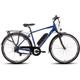 E-Bike SAXXX "SAXXX Touring Sport" E-Bikes Gr. 50 cm, 28 Zoll (71,12 cm), grau (blau, matt) E-Bikes