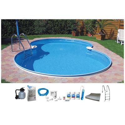 Achtformpool MY POOL BWT "SYDNEY 2", weiß, B:300cm H:120cm L:470cm, Schwimmbecken, für den Volleinbau inkl. umfangreichem Zubehör in versch. Größen