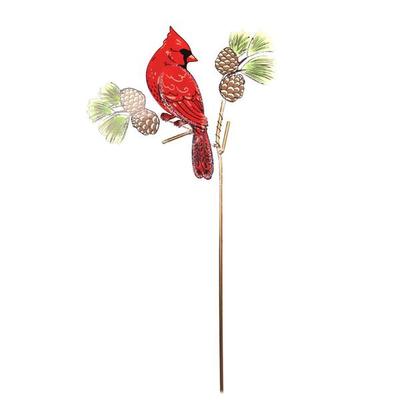 Sunset Vista Designs 415223 - Cardinal Stake 26" (MRN037) Lawn and Garden Animal Stakes
