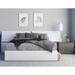 Nexera Origin 3 Piece Bedroom Set, Bark Grey & White