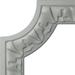 4"W x 4"H x 1/2"P Nexus Acanthus Leaf Panel Moulding Corner (matches moulding PML01X00NE)