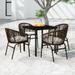 vidaXL Patio Dining Set Outdoor Dining Set Table and Chair Set for Garden