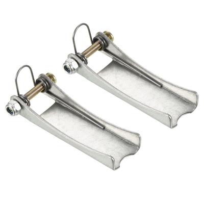 2pcs 2.5'' Replacement Hooks Latch, Metal Receiver Hitch for Trailer, Silver